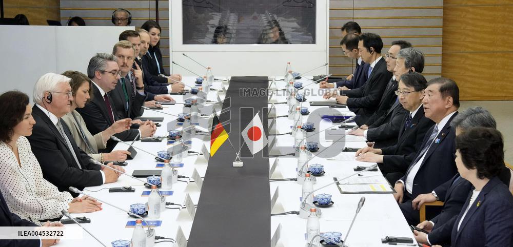 German president in Tokyo