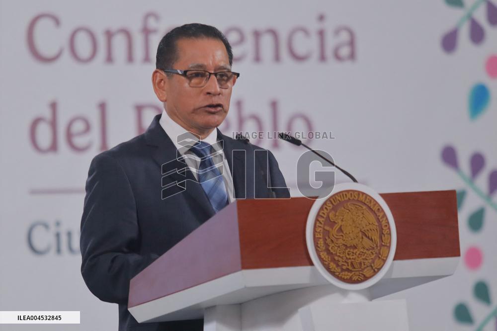 Mexico’s President Claudia Sheinbaum Holds Briefing Conference - Mexico