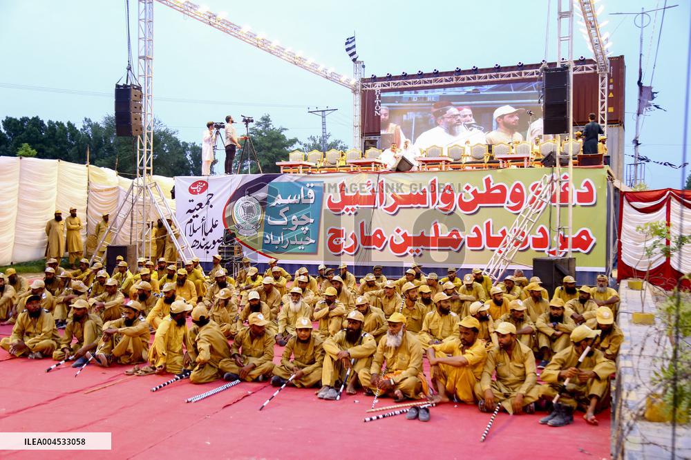 Pakistan Rally Supports Palestinian Cause - Hyderabad City
