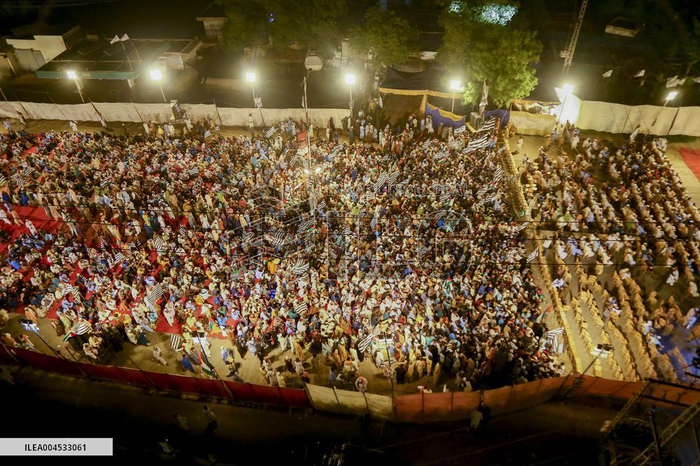 Pakistan Rally Supports Palestinian Cause - Hyderabad City