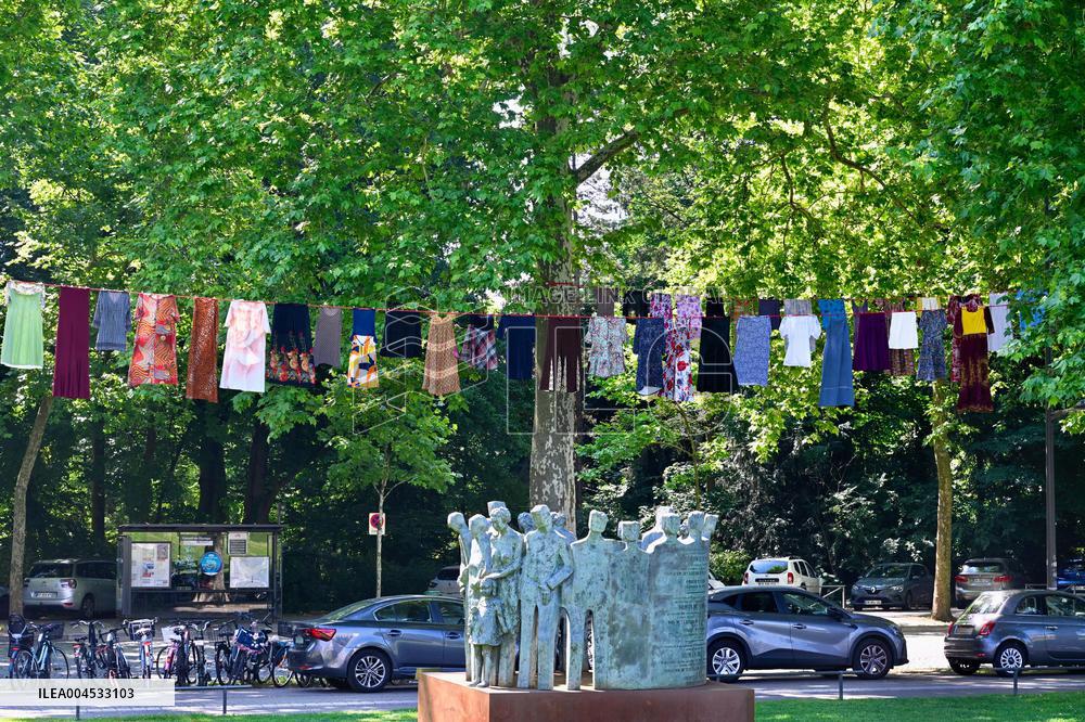 Thinking of You Installation by Alketa Xhafa Mripa - Strasbourg