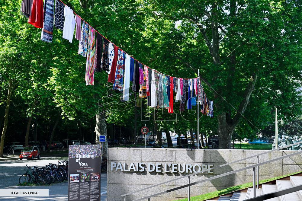 Thinking of You Installation by Alketa Xhafa Mripa - Strasbourg