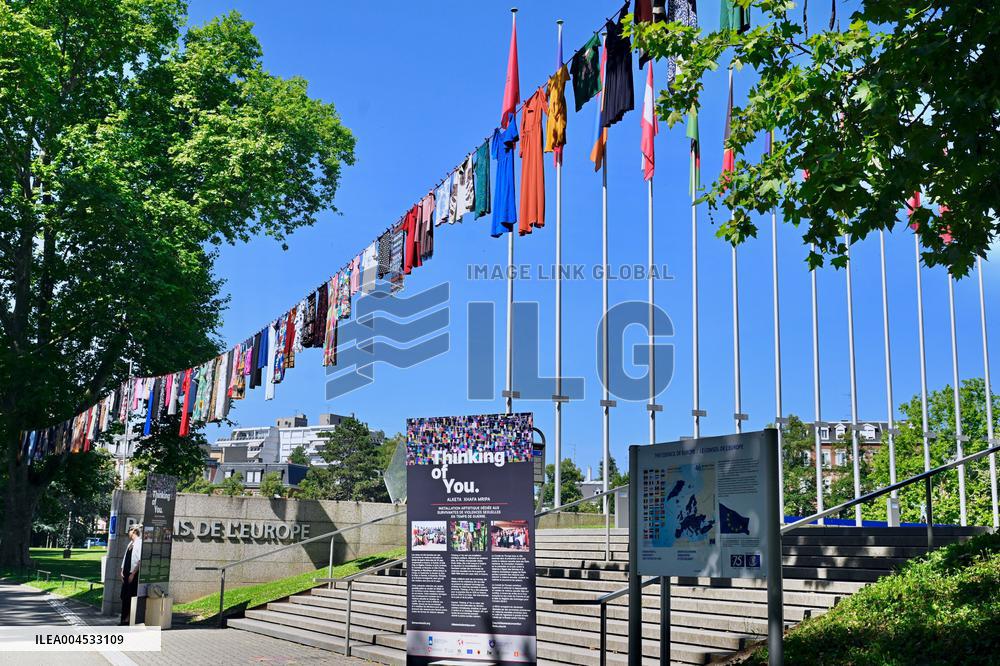 Thinking of You Installation by Alketa Xhafa Mripa - Strasbourg