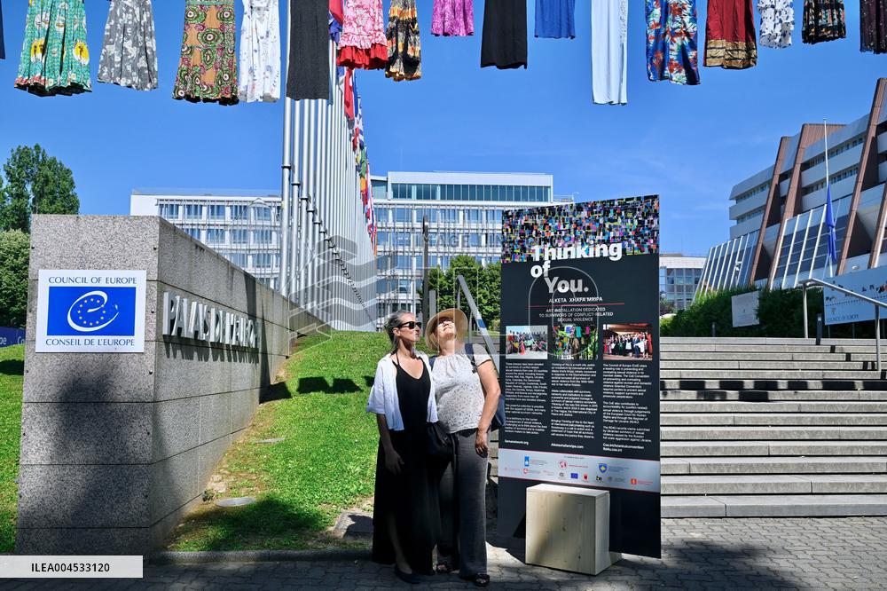 Thinking of You Installation by Alketa Xhafa Mripa - Strasbourg