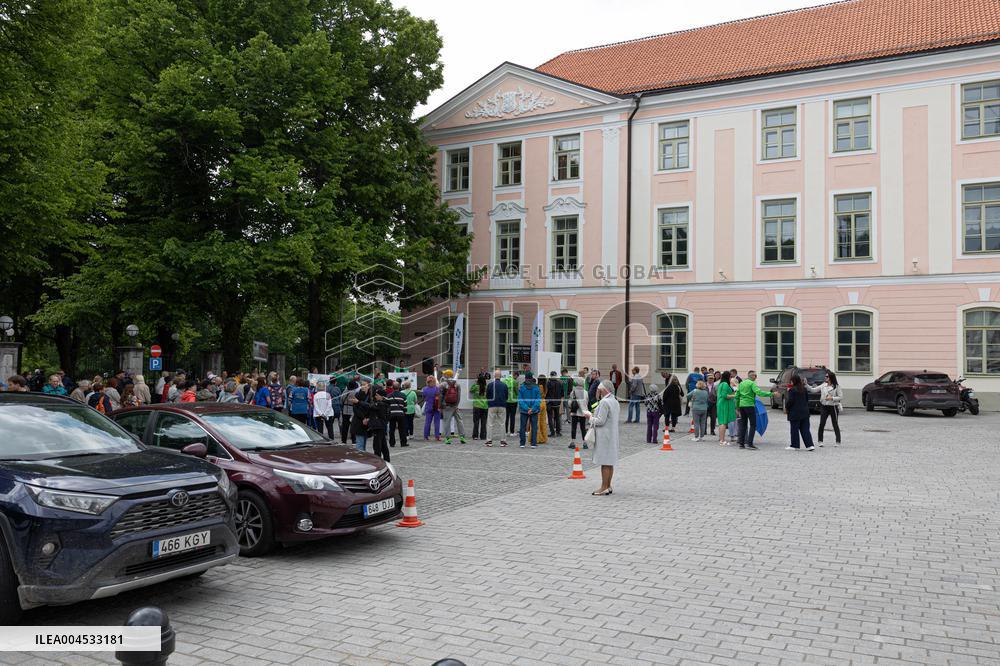 The Centre Party protest