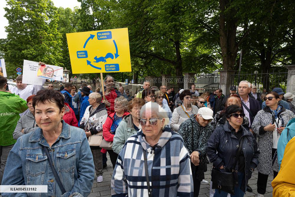 The Centre Party protest