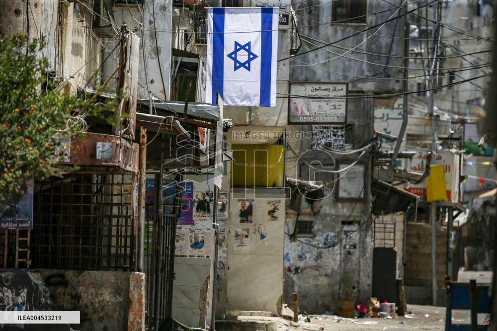 Nablus Israeli Soldiers Explode Blacksmith Shop - West Bank