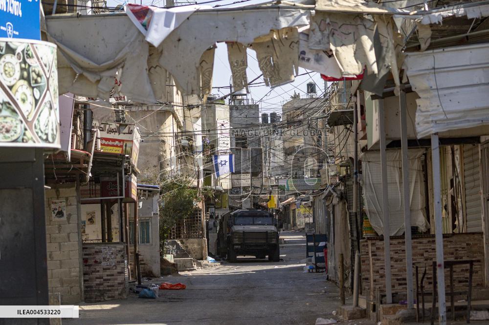 Nablus Israeli Soldiers Explode Blacksmith Shop - West Bank