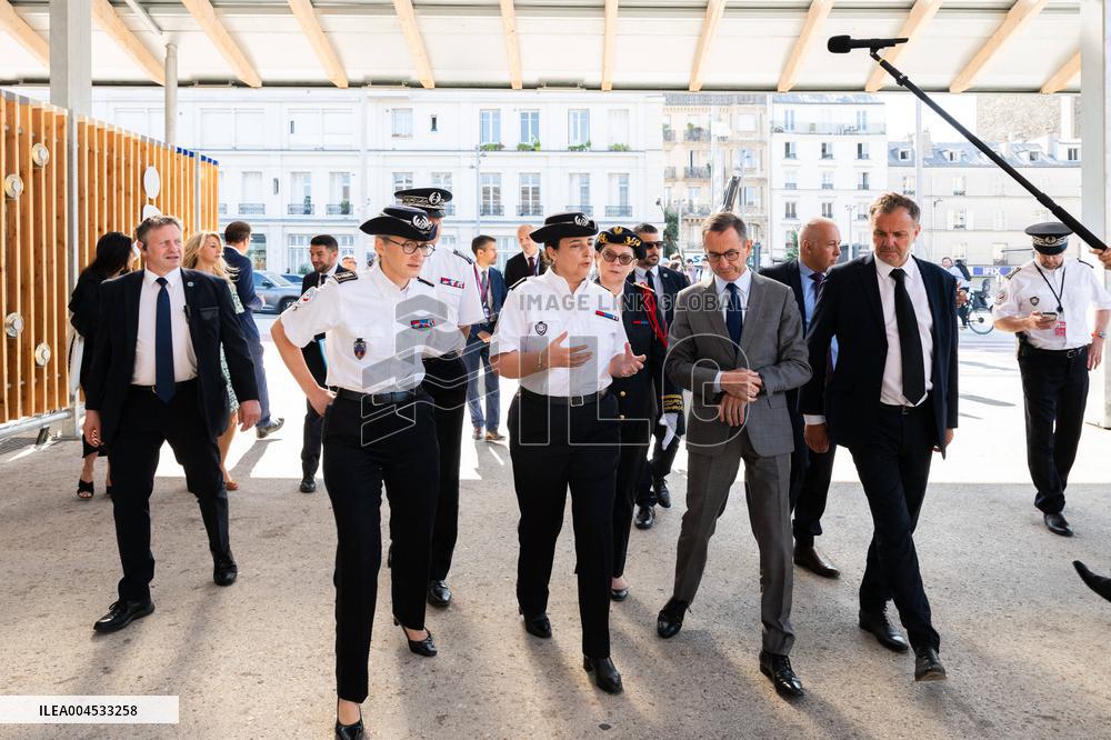 Bruno Retailleau at Gare du Nord Against Illegal Immigration - Paris