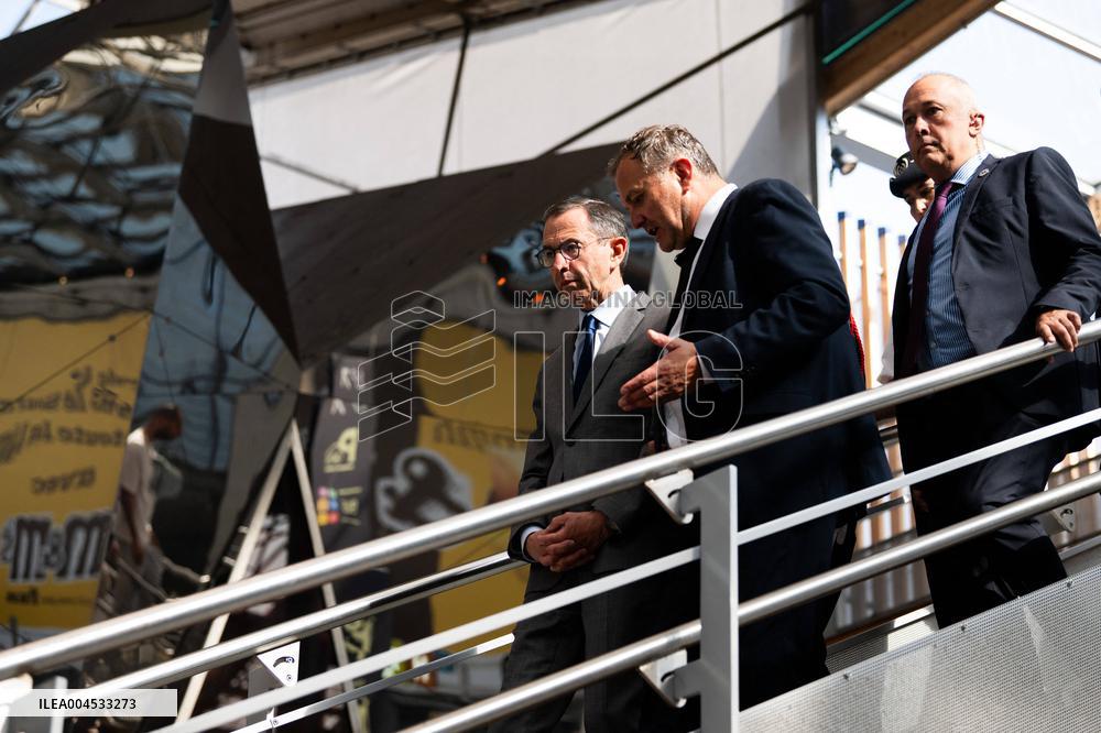 Bruno Retailleau at Gare du Nord Against Illegal Immigration - Paris