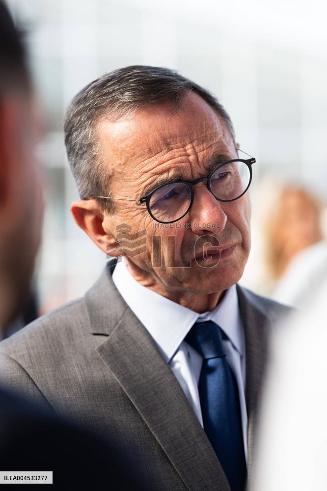 Bruno Retailleau at Gare du Nord Against Illegal Immigration - Paris