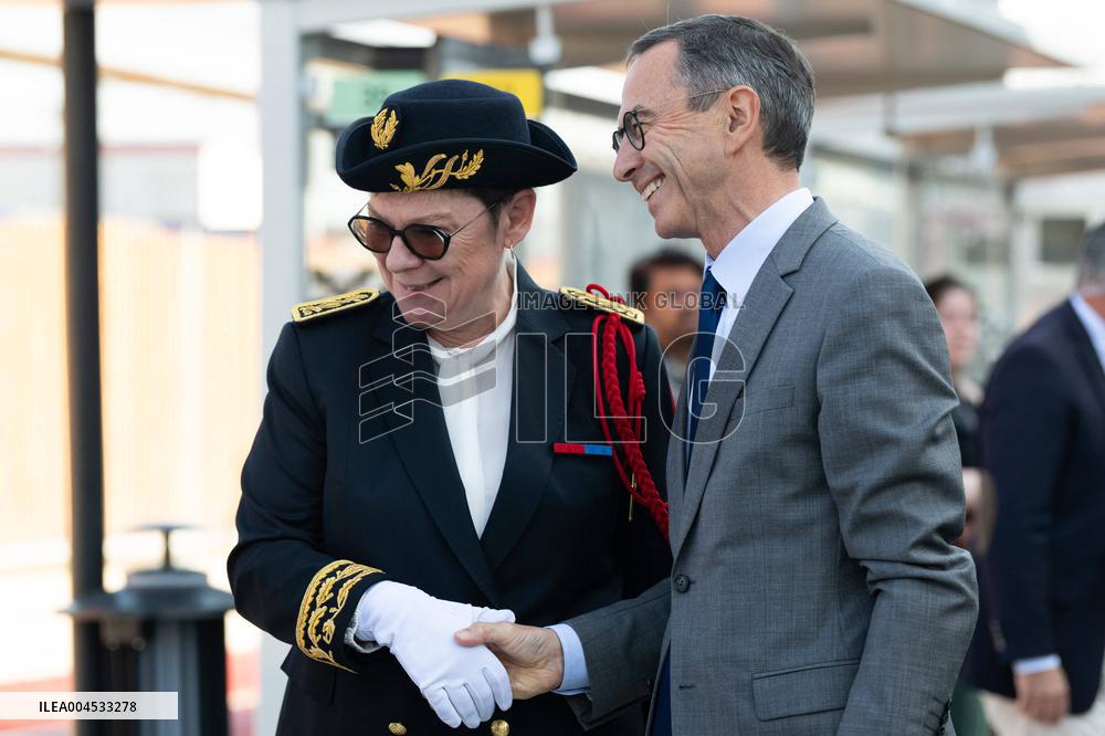 Bruno Retailleau at Gare du Nord Against Illegal Immigration - Paris