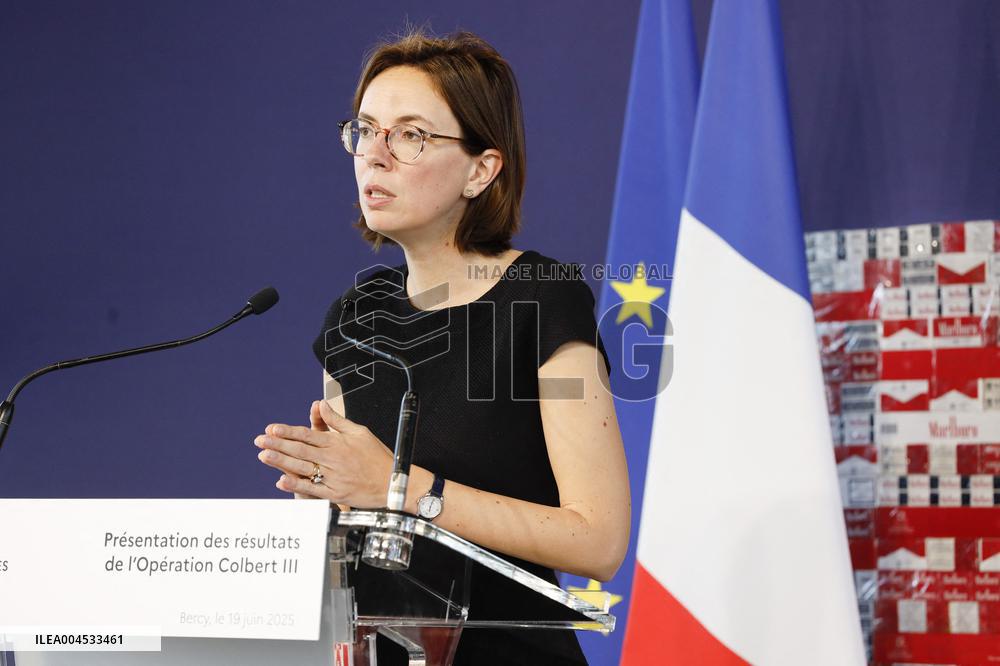 Presentation of The Results and Actions of Operation Colbert - Paris