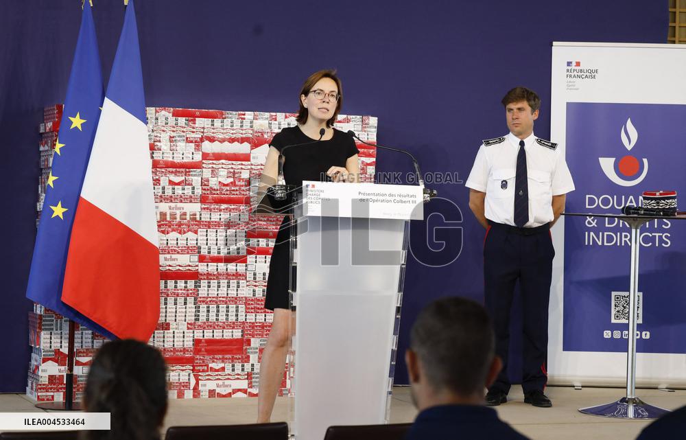 Presentation of The Results and Actions of Operation Colbert - Paris