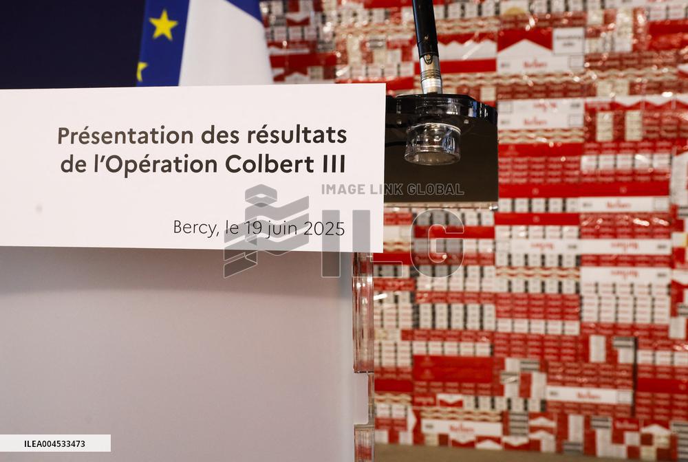 Presentation of The Results and Actions of Operation Colbert - Paris