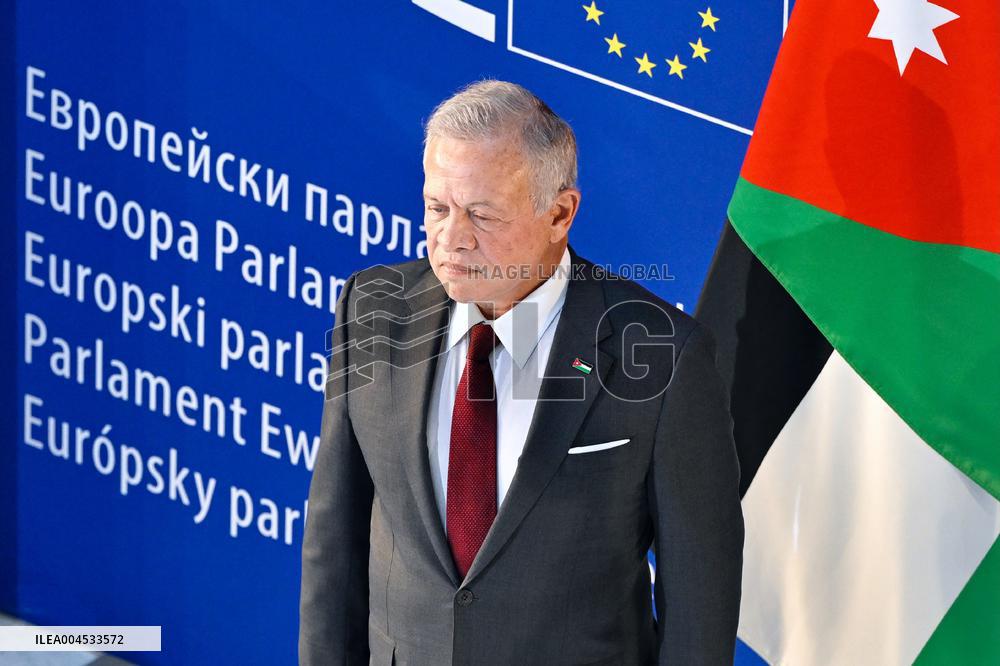 King Abdullah II At European Parliament - Strasbourg