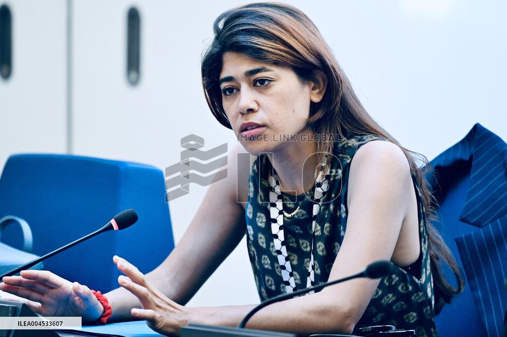 France Insoumise Holds Press Conference at European Parliament - Strasbourg