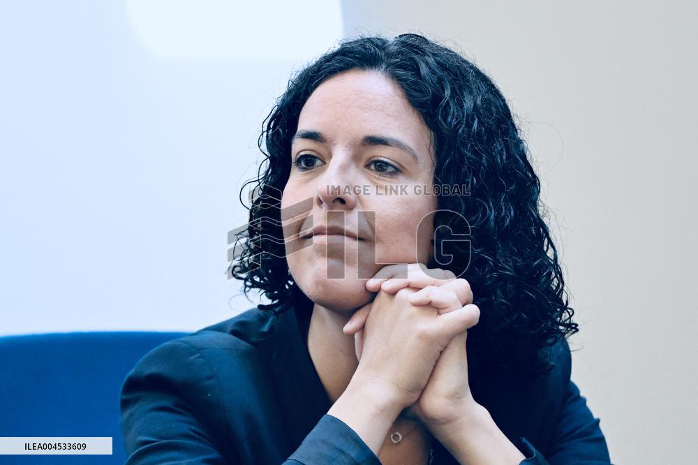 France Insoumise Holds Press Conference at European Parliament - Strasbourg