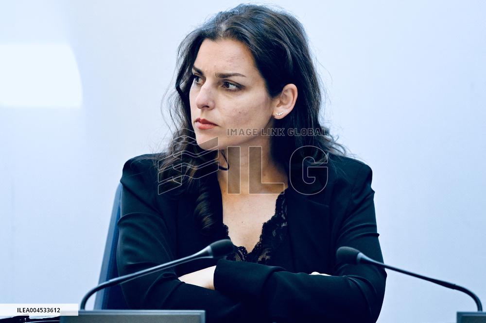 France Insoumise Holds Press Conference at European Parliament - Strasbourg