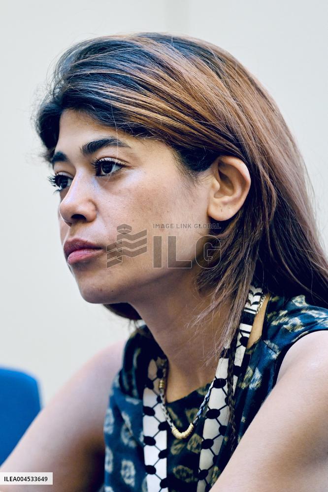 France Insoumise Holds Press Conference at European Parliament - Strasbourg