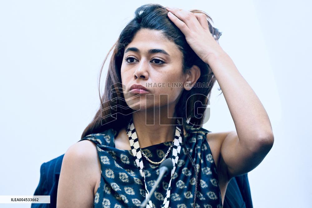 France Insoumise Holds Press Conference at European Parliament - Strasbourg