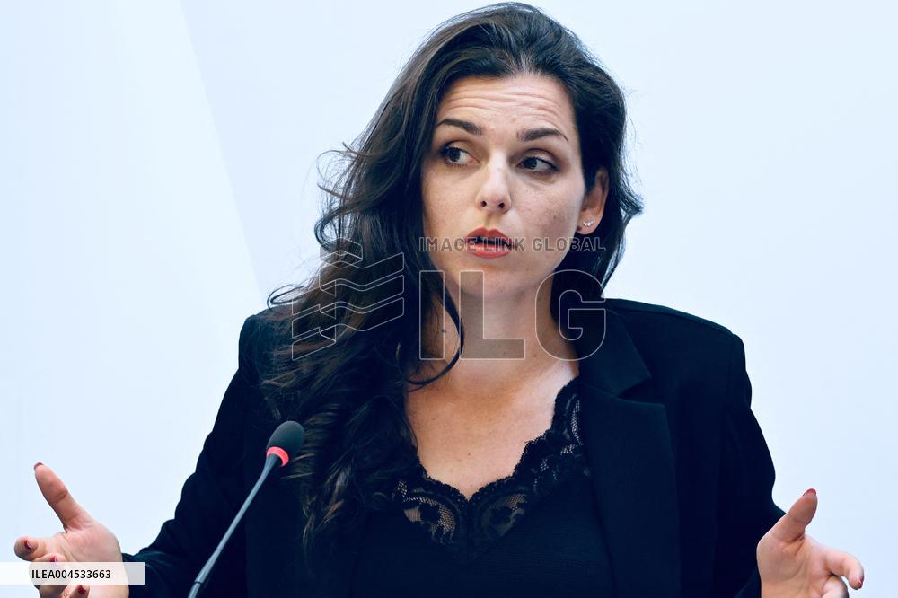 France Insoumise Holds Press Conference at European Parliament - Strasbourg