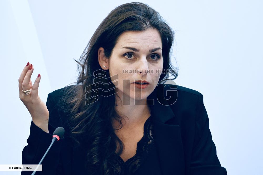 France Insoumise Holds Press Conference at European Parliament - Strasbourg
