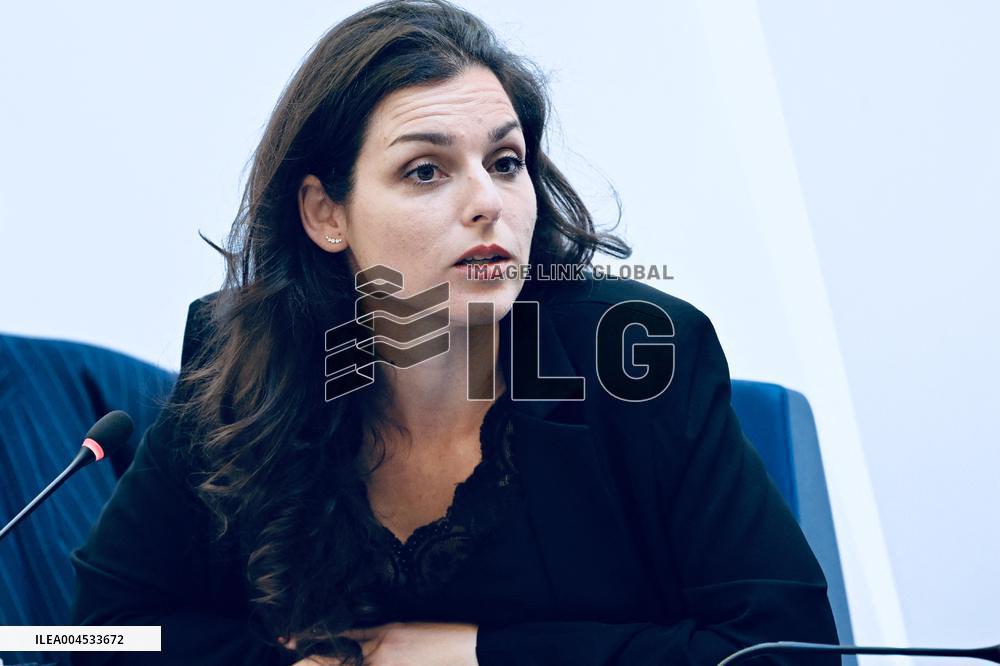 France Insoumise Holds Press Conference at European Parliament - Strasbourg