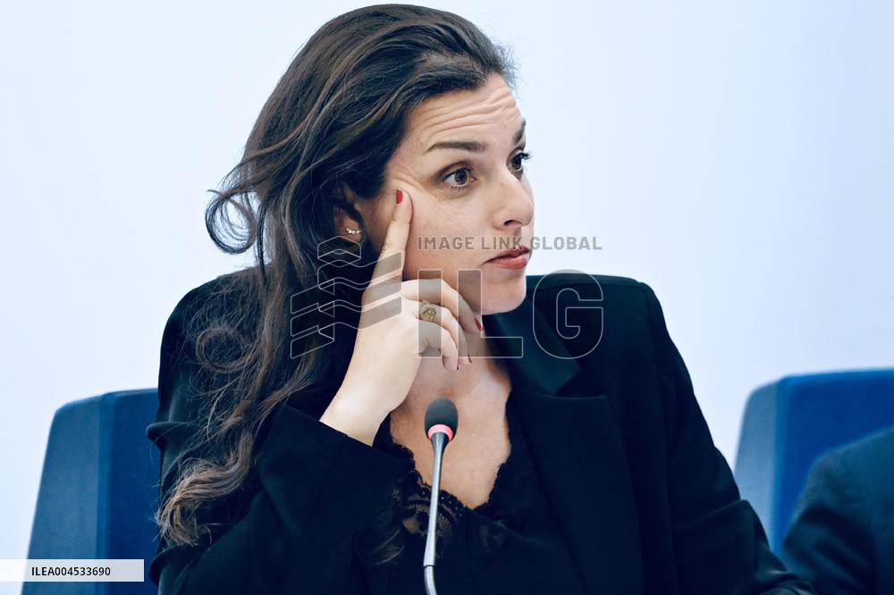 France Insoumise Holds Press Conference at European Parliament - Strasbourg