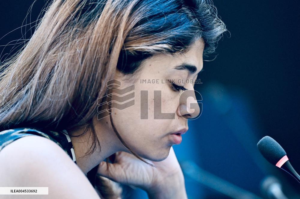 France Insoumise Holds Press Conference at European Parliament - Strasbourg