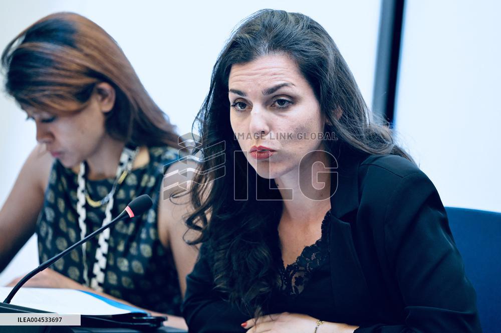 France Insoumise Holds Press Conference at European Parliament - Strasbourg