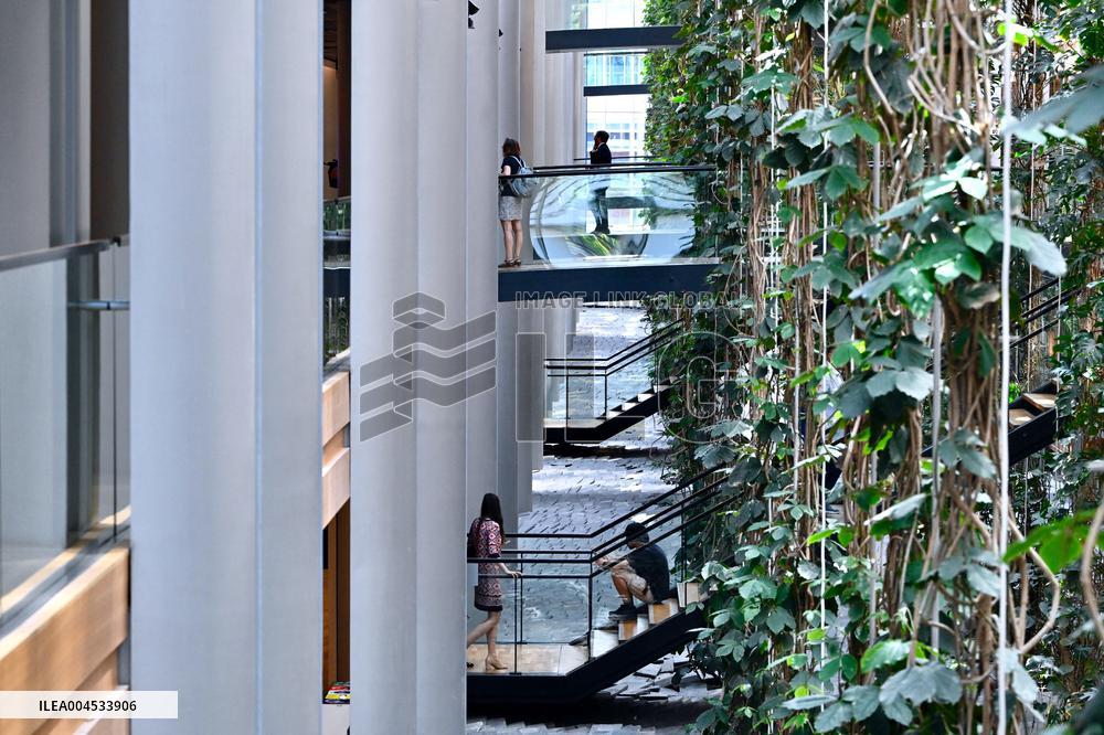 The European Parliament in Strasbourg during the parliamentary session