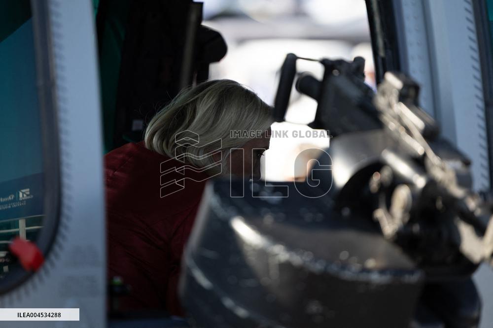 Marine Le Pen and Jordan Bardella Visits the International Paris Air Show - Le Bourget