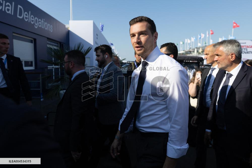 Marine Le Pen and Jordan Bardella Visits the International Paris Air Show - Le Bourget