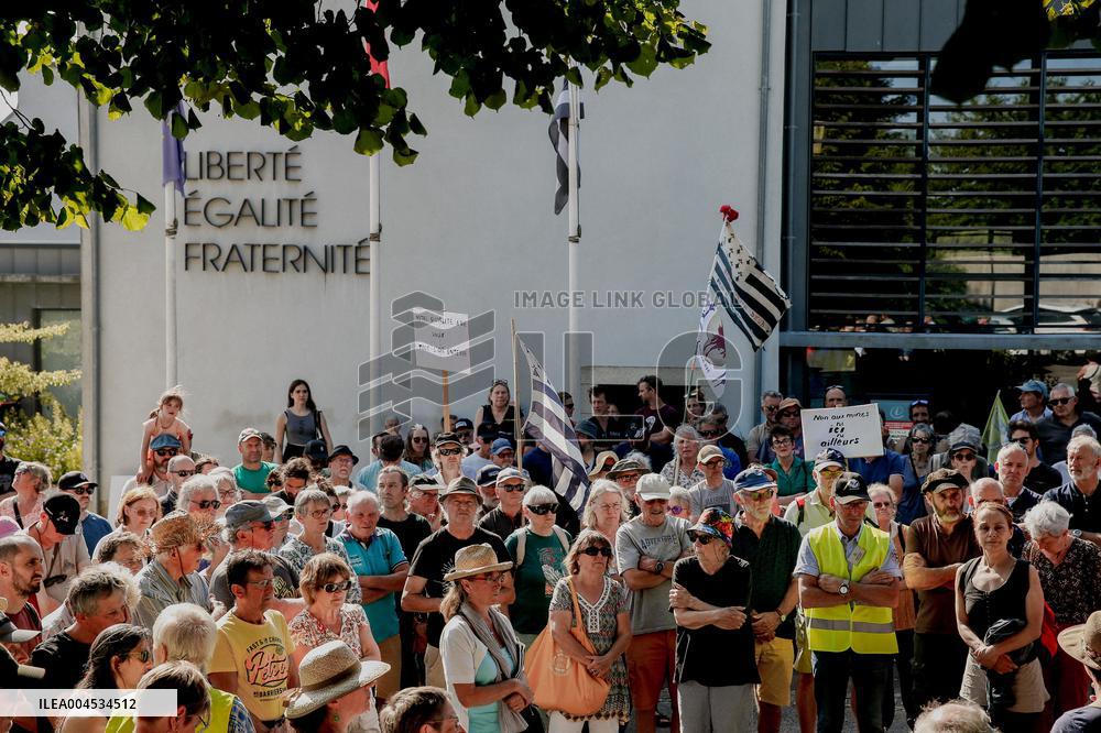 Protest Against Mining Projects - Birttany