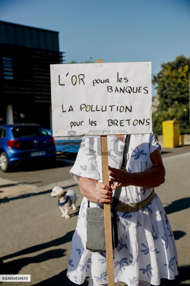 Protest Against Mining Projects - Birttany