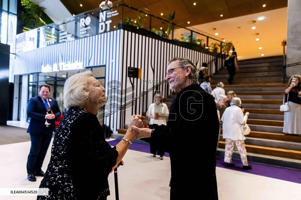 Princess Beatrix At The Jiri Kylian s Ballet Performance - The Hague