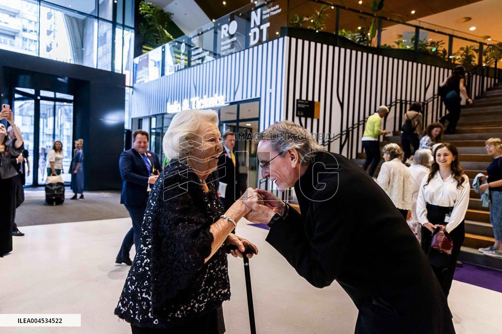 Princess Beatrix At The Jiri Kylian s Ballet Performance - The Hague