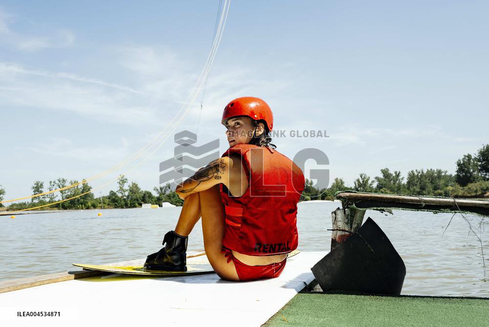 Illustration - Wakeboard Recreation Base Wam Park - Bressols