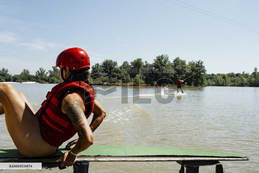 Illustration - Wakeboard Recreation Base Wam Park - Bressols