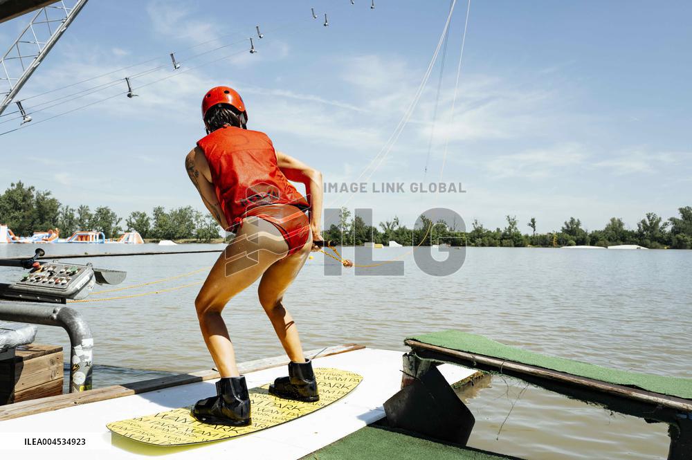 Illustration - Wakeboard Recreation Base Wam Park - Bressols