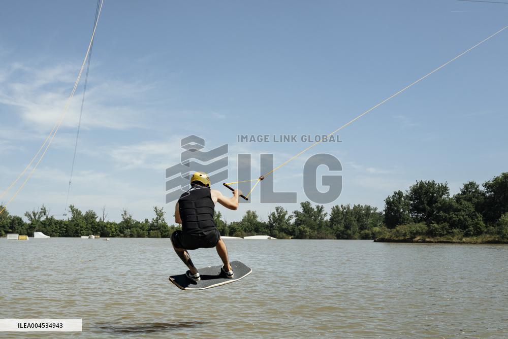 Illustration - Wakeboard Recreation Base Wam Park - Bressols