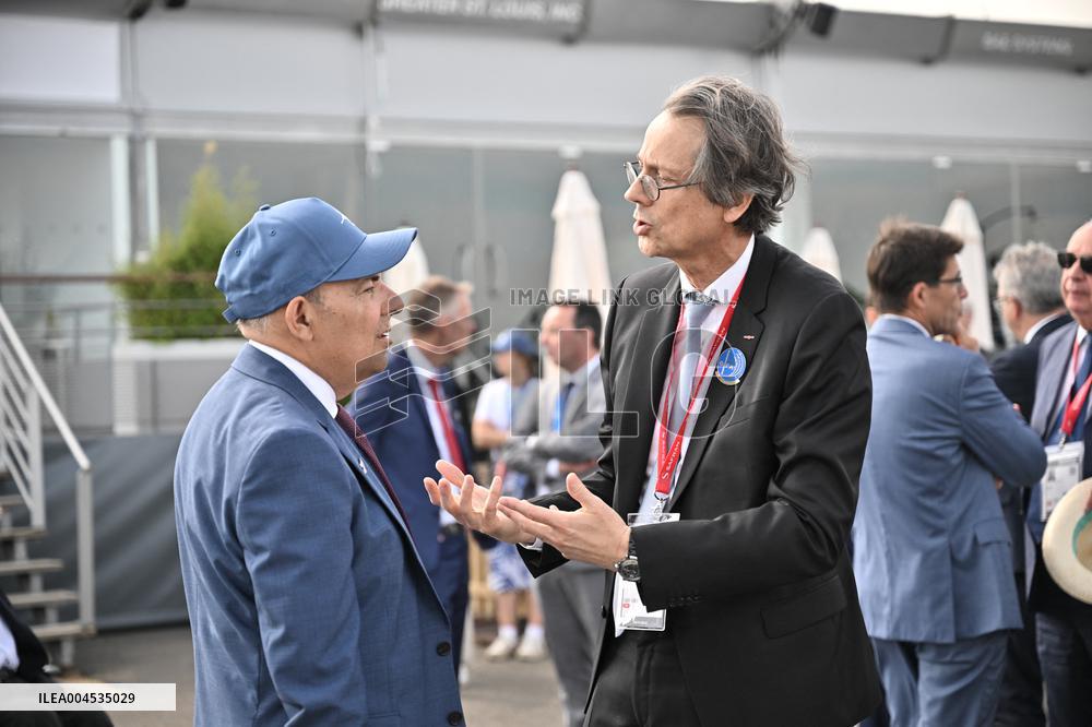 Eric Trappier and Olivier Andries at 55th Paris Air Show - Le Bourget