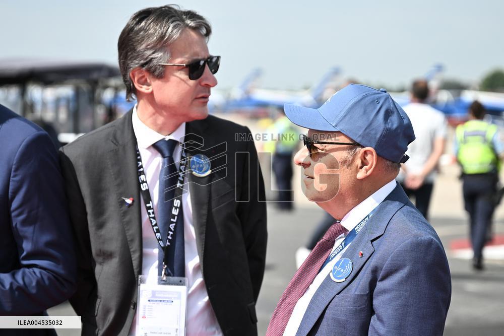President Macron At Paris Air Show - Le Bourget