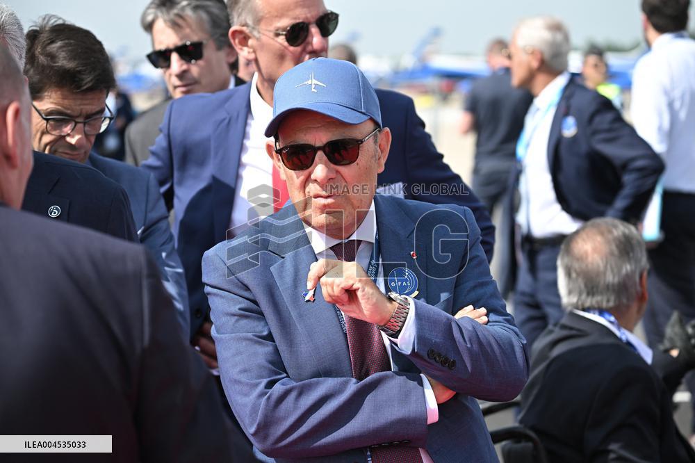 President Macron At Paris Air Show - Le Bourget
