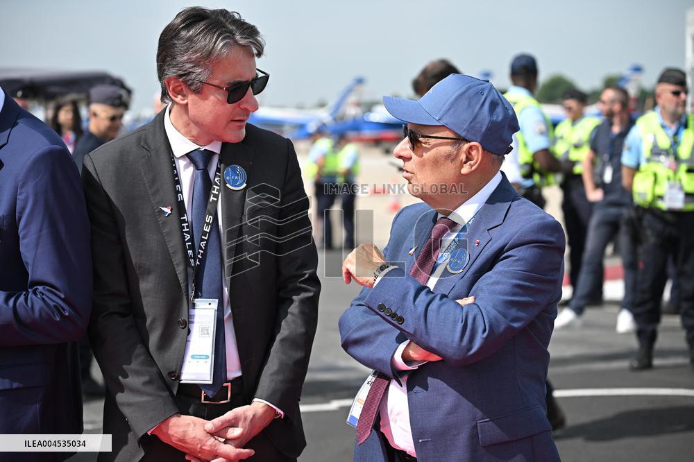 President Macron At Paris Air Show - Le Bourget