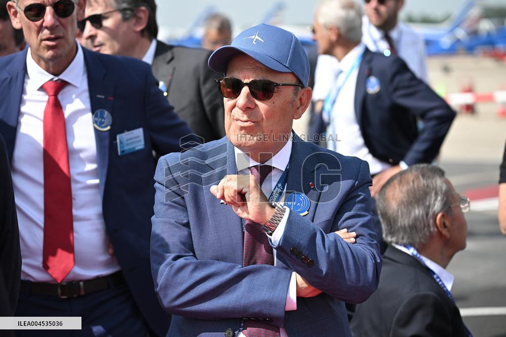 President Macron At Paris Air Show - Le Bourget