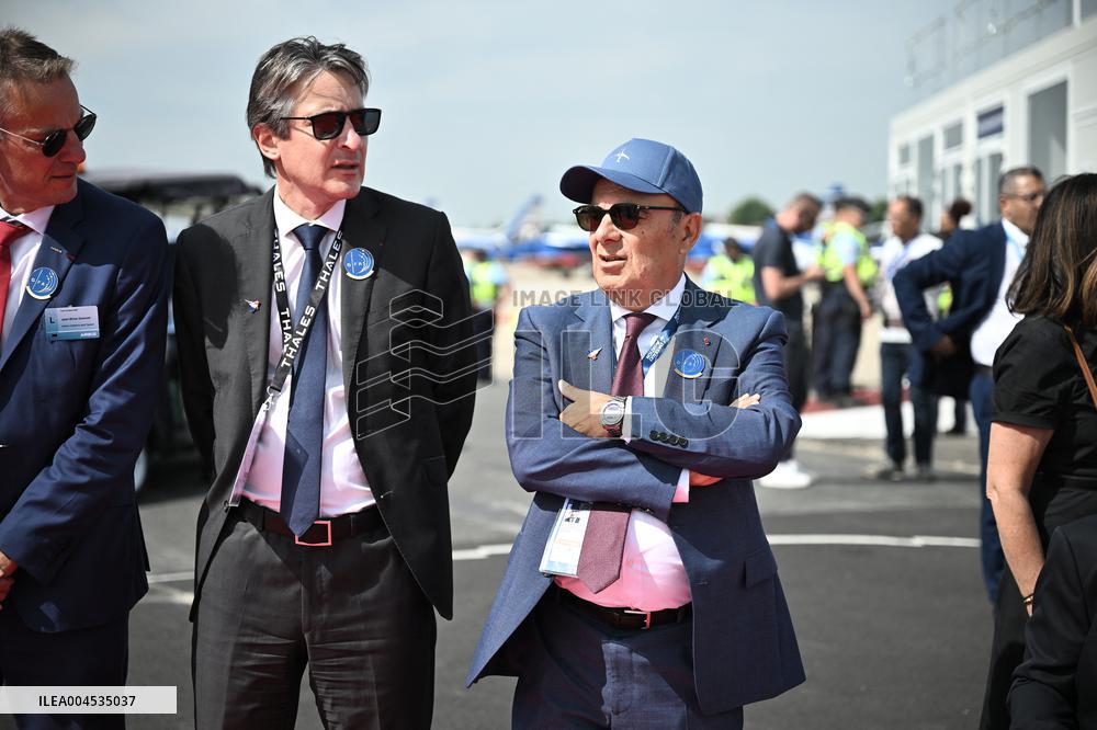 President Macron At Paris Air Show - Le Bourget