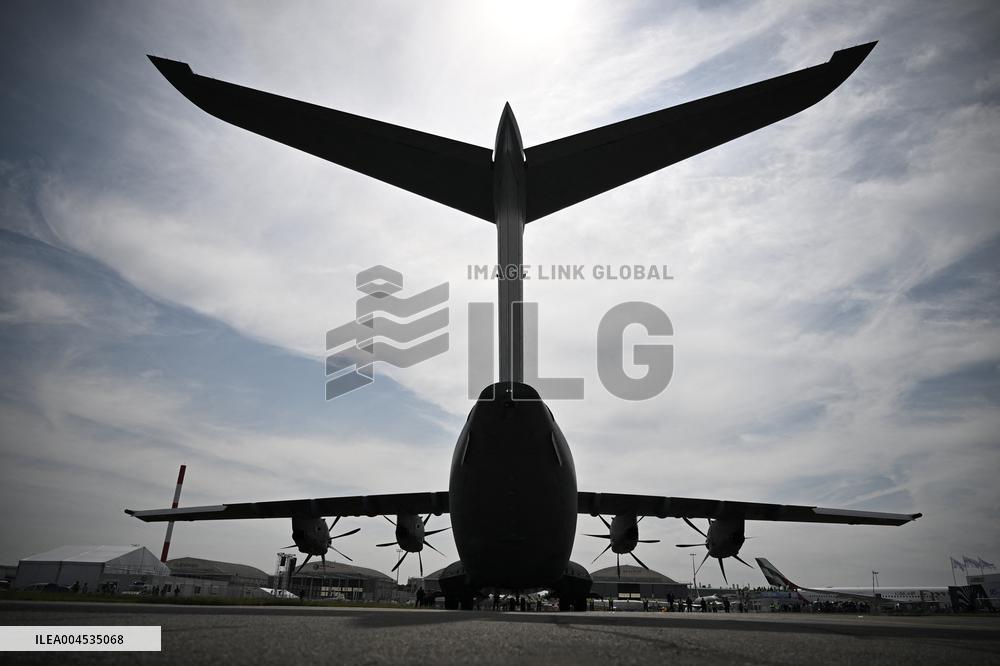 President Macron At Paris Air Show - Le Bourget