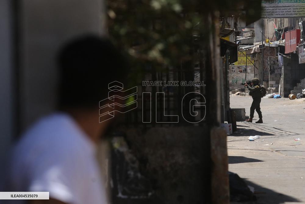Israeli Forces Detain A Palestinian - West Bank